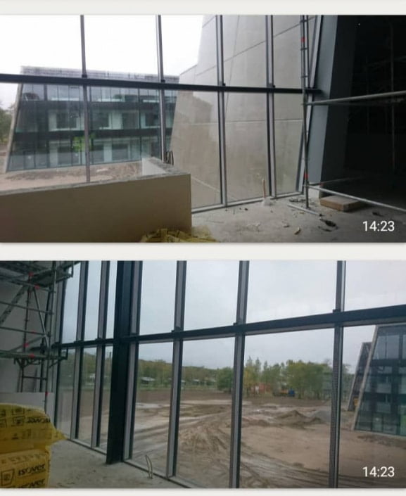 Sisekaitseakadeemia ehitusjärgne koristus ja aknapesu (Nordecon AS)
